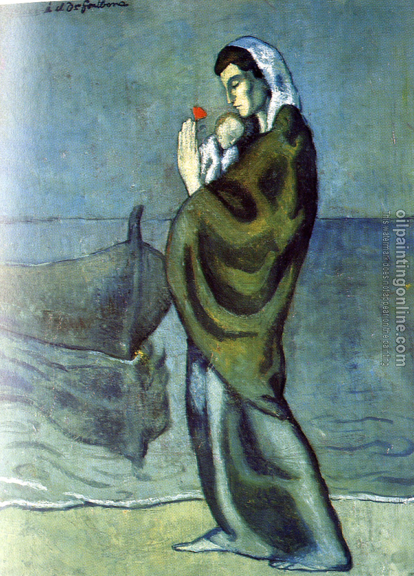 Picasso, Pablo - maternity by the sea